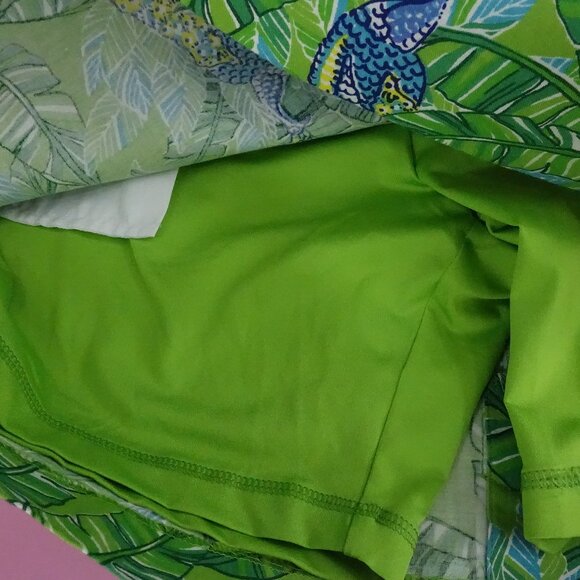 Ralph Lauren Polo Golf Leopard Jungle Print Skort Sample Size 6 - Picture 13 of 15